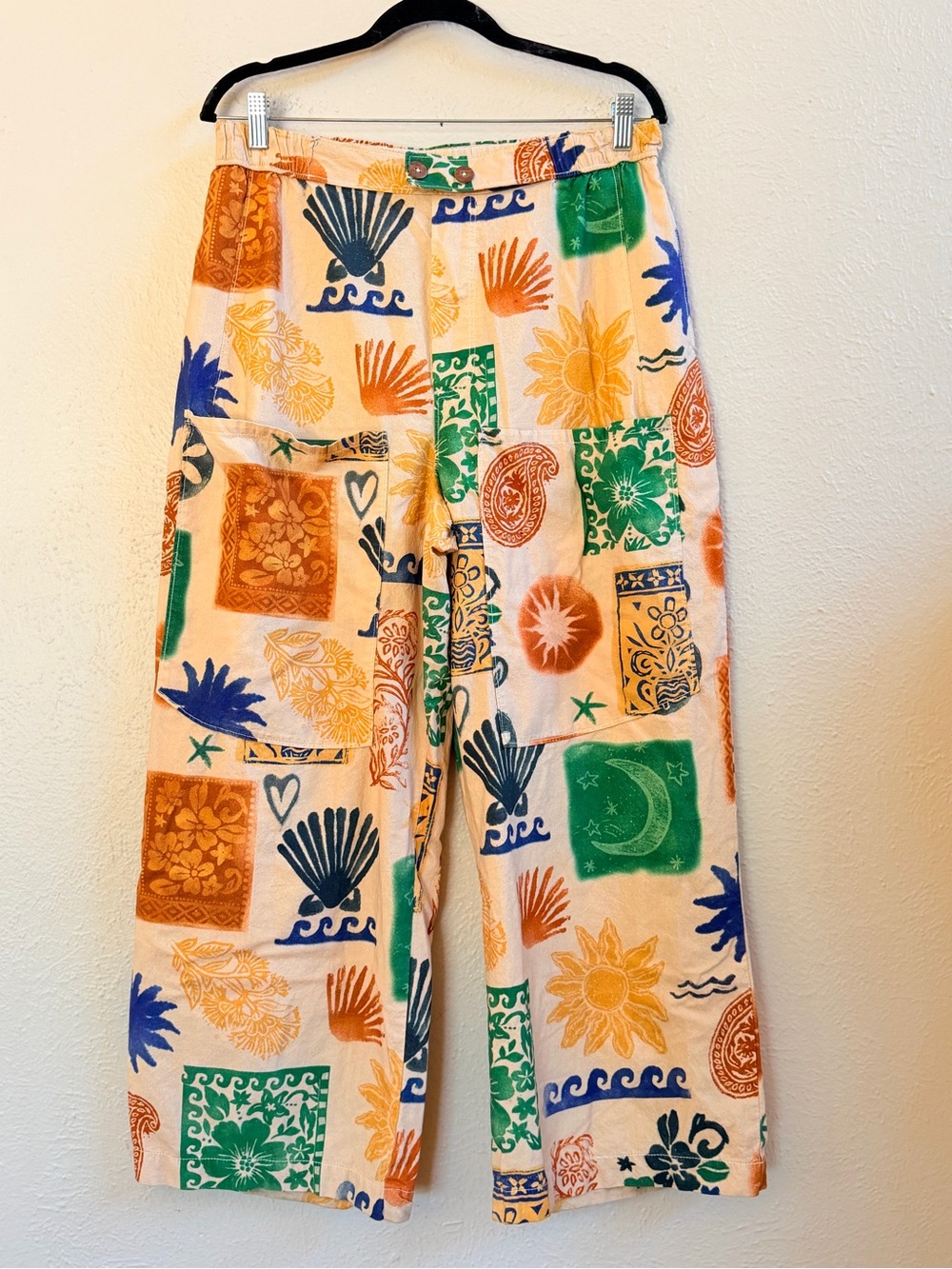 FP Seaside tan wide leg pocket pants - Picture 6 of 11